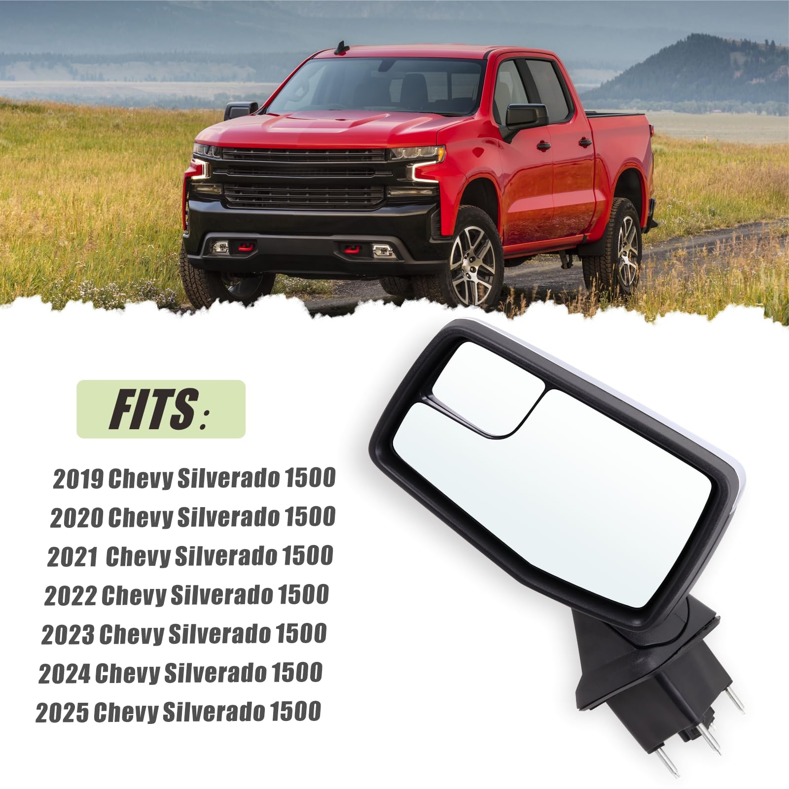 Buy MIRROR Isuzu Rodeo 91-93 Chrome Left LH Driver In San Diego - Foto 9