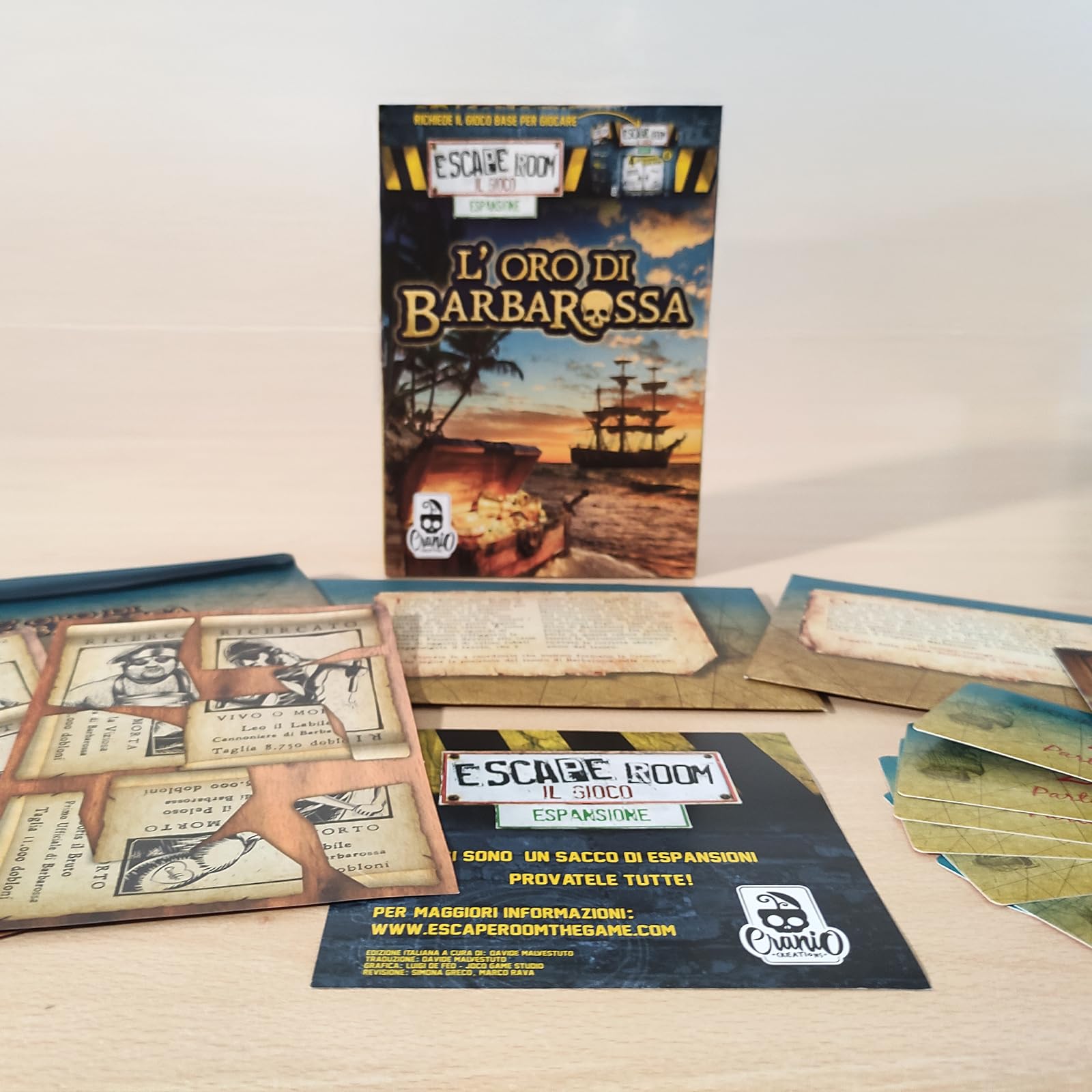 Il Barone, la Strega e il Ladro, Escape Room incontra il Puzzle