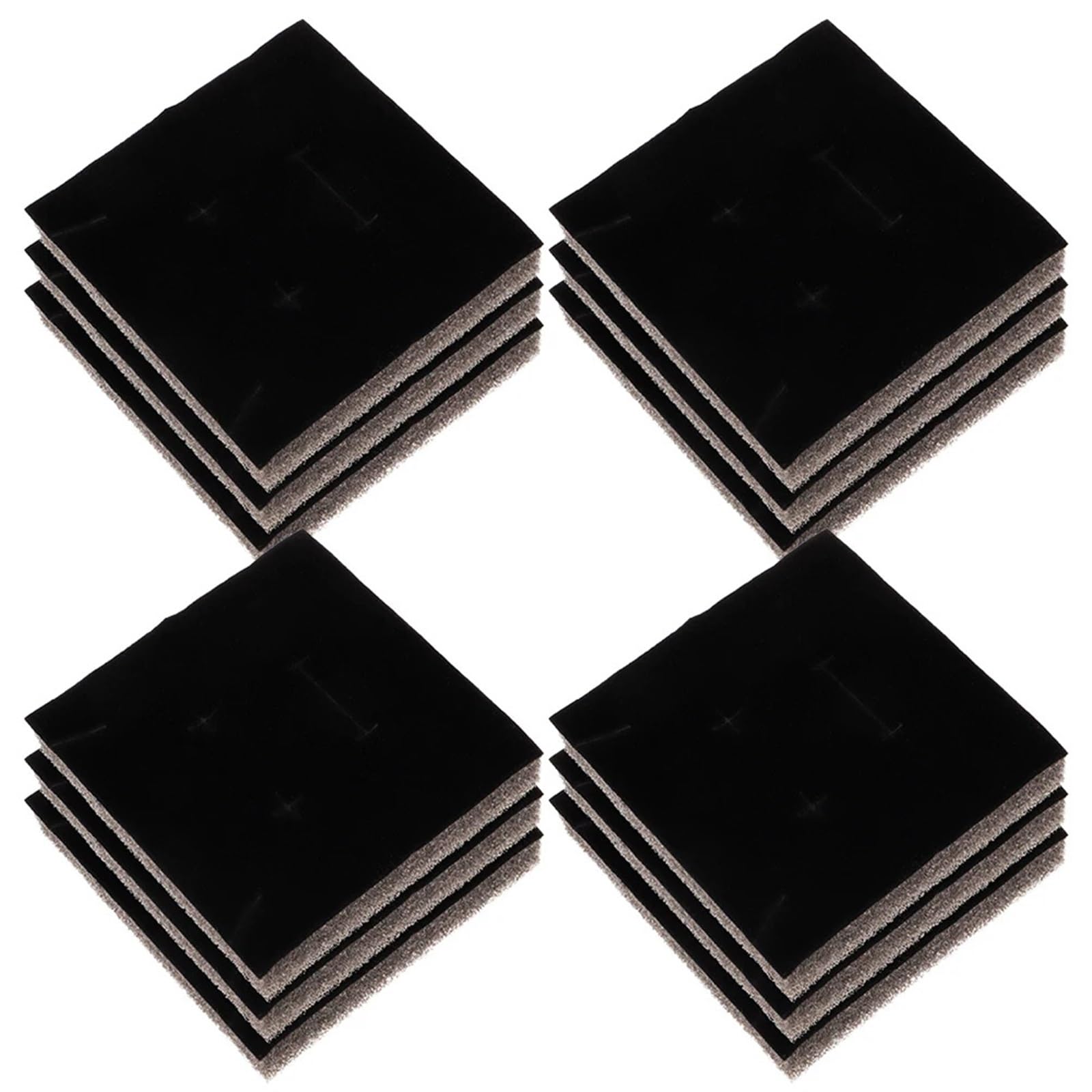 LSNNMU 20pcs Jewelry Gift Box Pad Ring Holder Sponge Insert Lining Ear Stud Mat Trinket Cushion Display Case Accessories Packaging For Jewelry