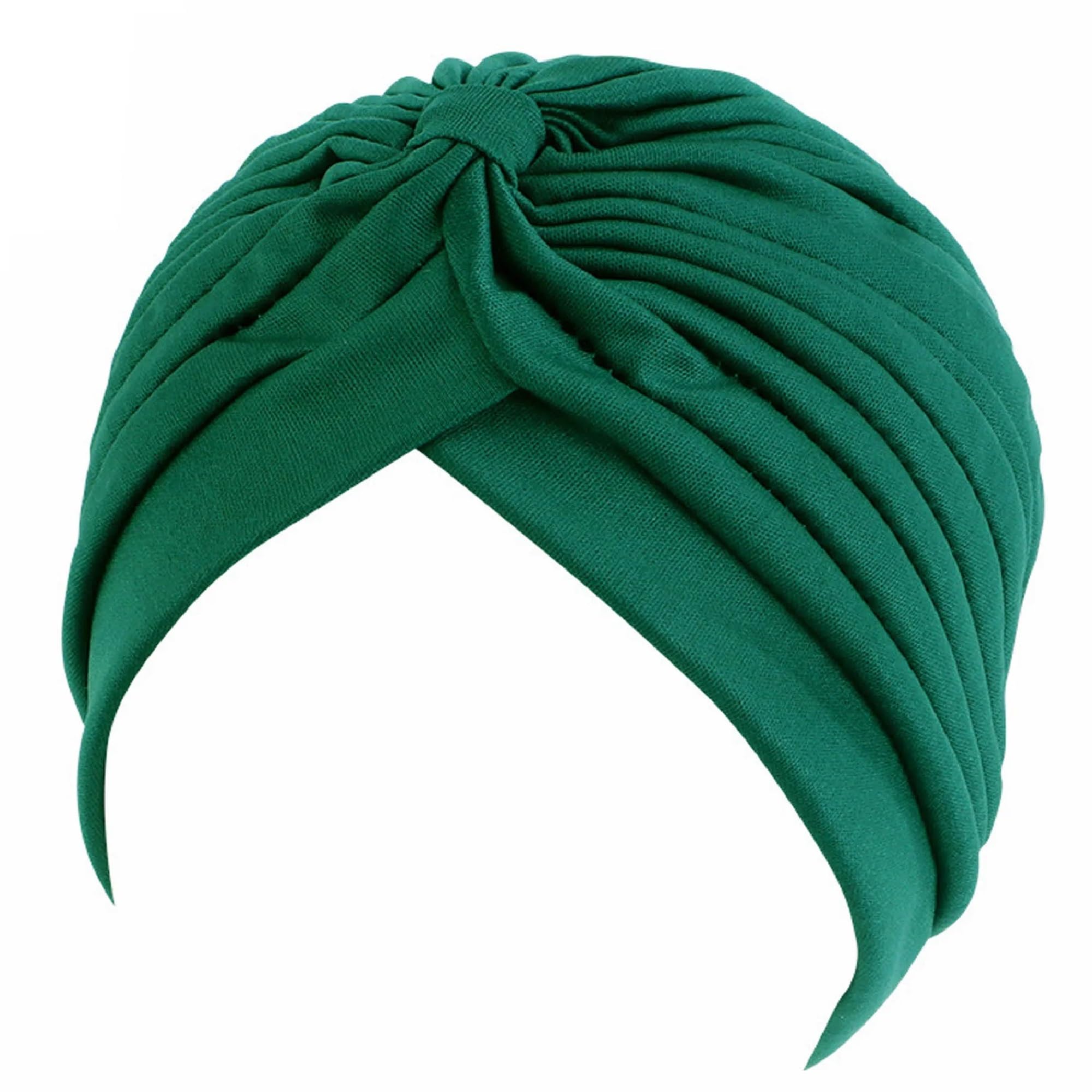 Women's Stretch Polyester Pagri Headwear Hair Wrap Turban Hat Chemo Beanie Cap Head Scarf Hijab Braid Silky Turban Hats for Men & Women, Boys and Girls-image-38