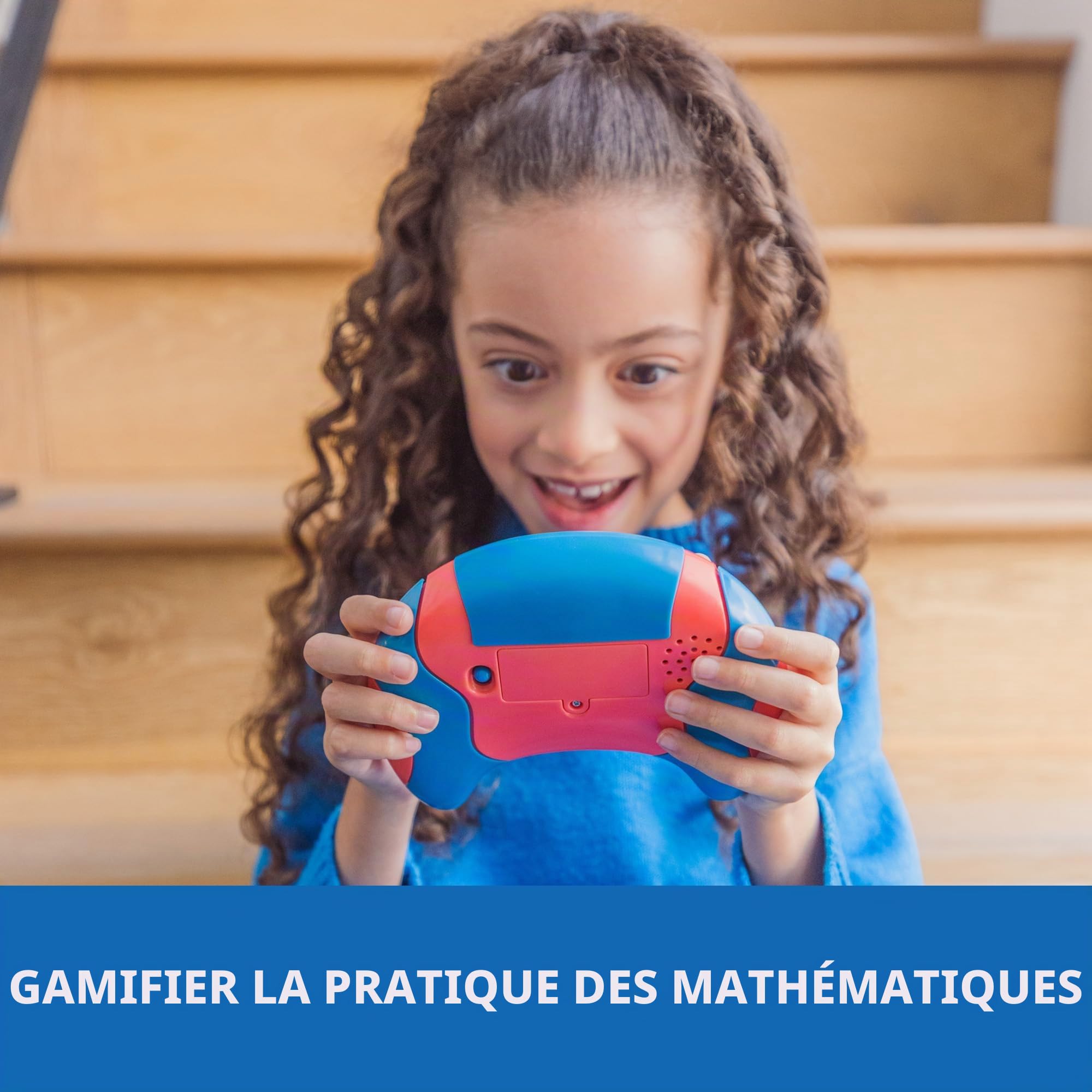 Learning Resources Math Whiz, Jeu électronique portatif, Pratique de l’Addition, de la soustraction, de la Multiplication et de la Division, Calculatrice pour Enfants, 6+