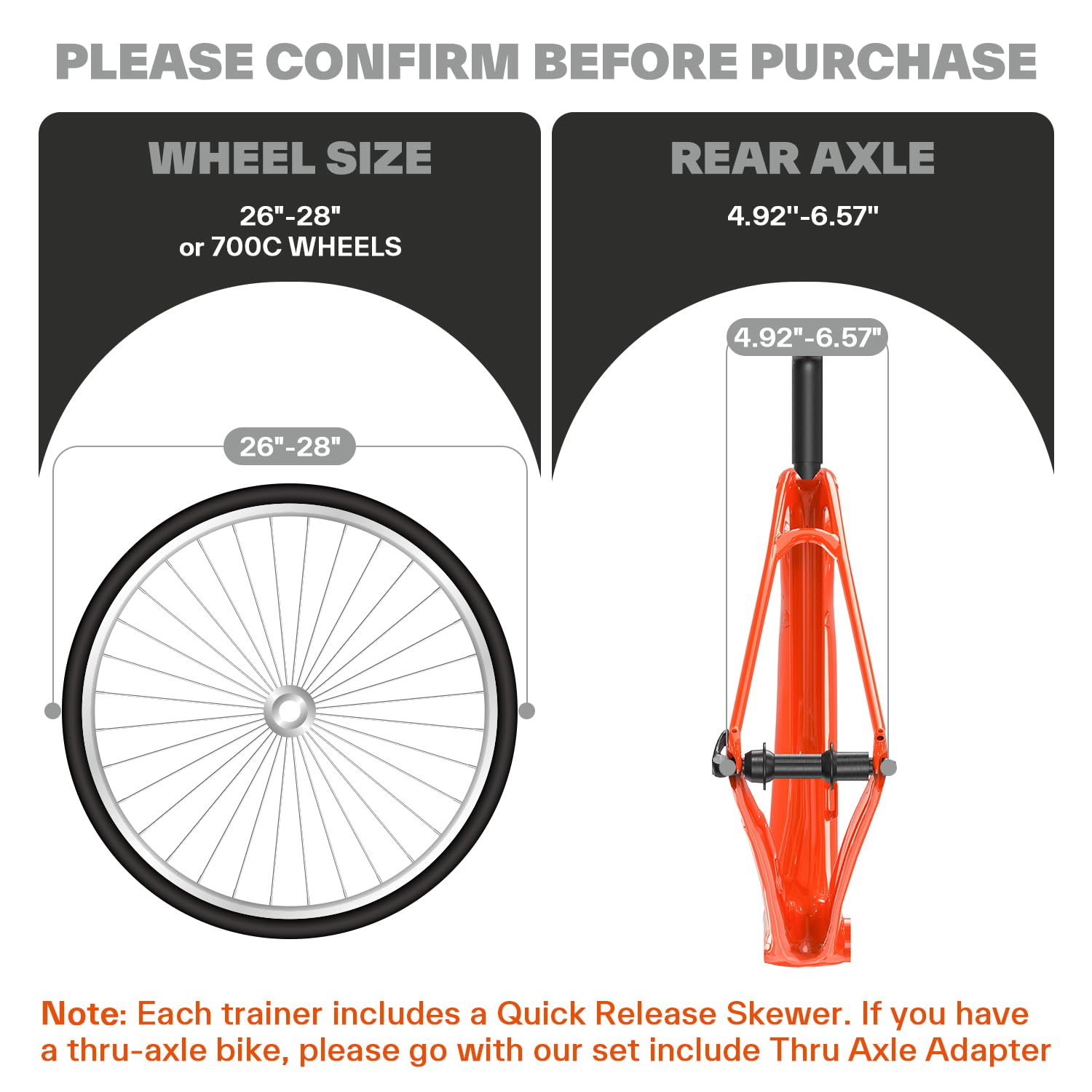 Sportneer Home Trainer Bicicletta, Freno Magnetico, 6 Regolazioni di Resistenza con Ruota di Riduzione del Rumore, Maniglia a sgancio rapido