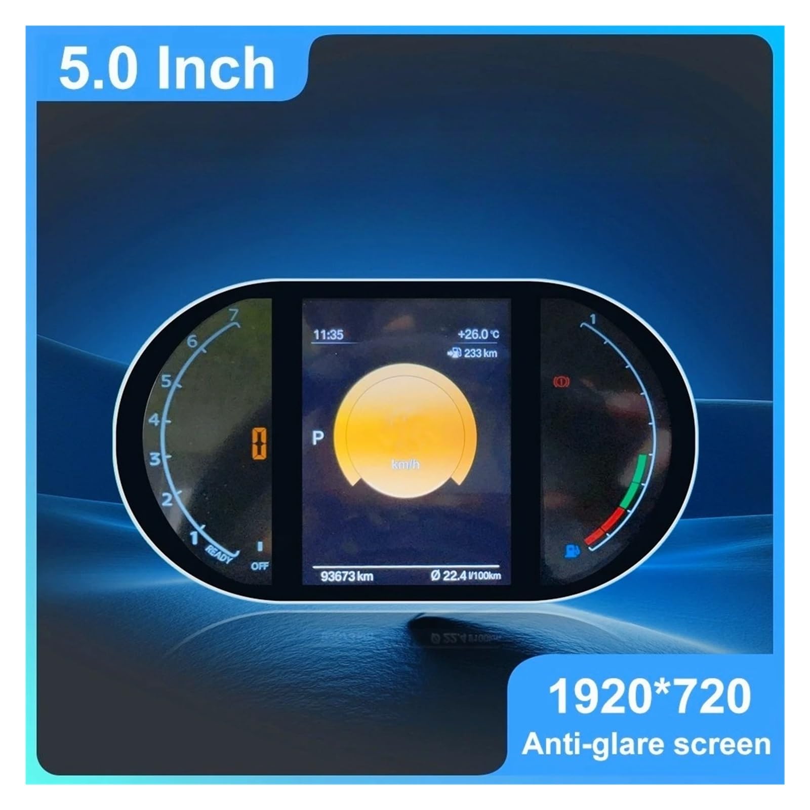 Cluster digitale compatibile con BMW MINI R55 R56 R57 R58 R59 R60 2007-2016 Serie R Cruscotto Tachimetro Pannello strumenti LCD Commutazione