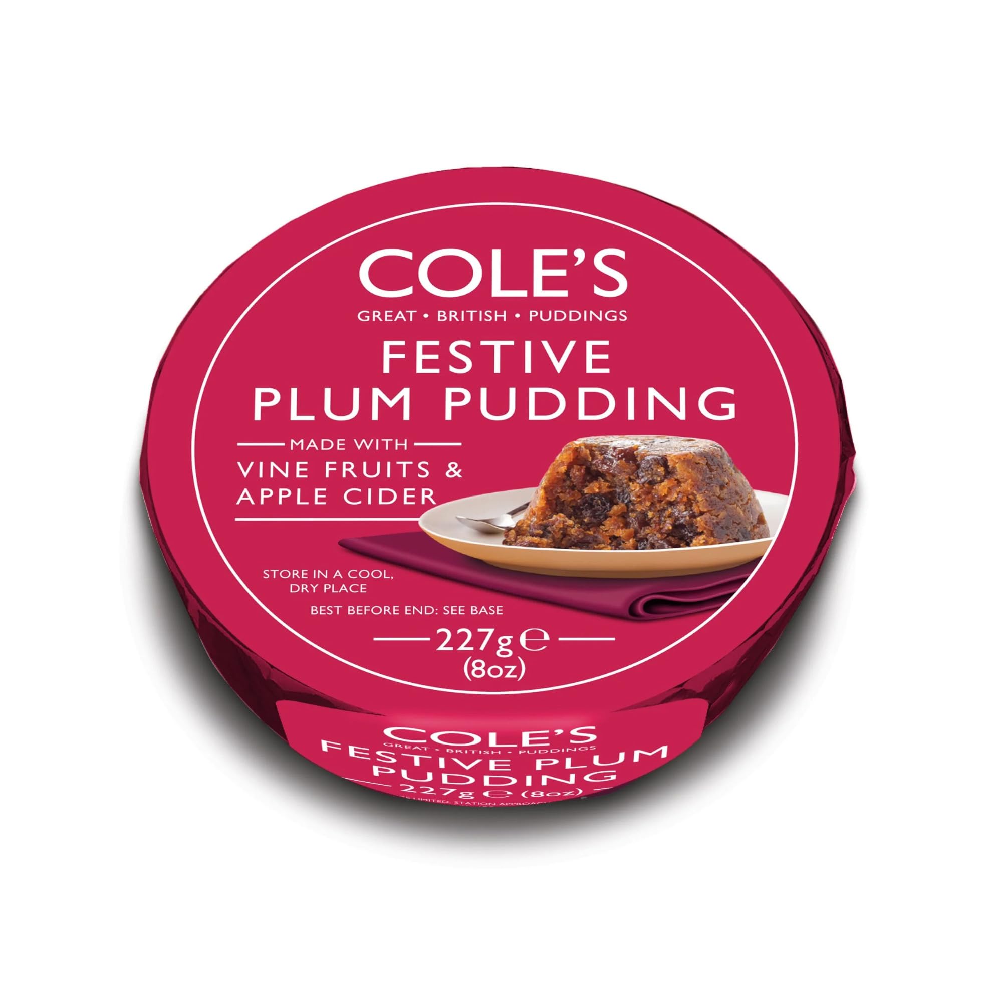 Cole's Festive Plum Pudding 1x227g