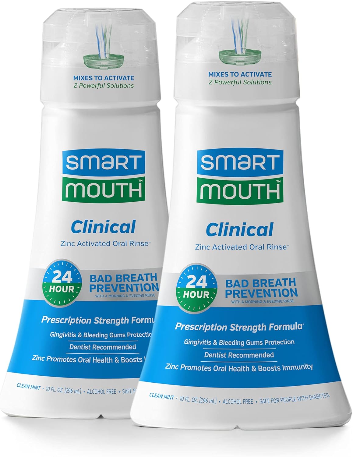 SmartMouth Clinical DDS Activated Mouthwash, Bad Breath and