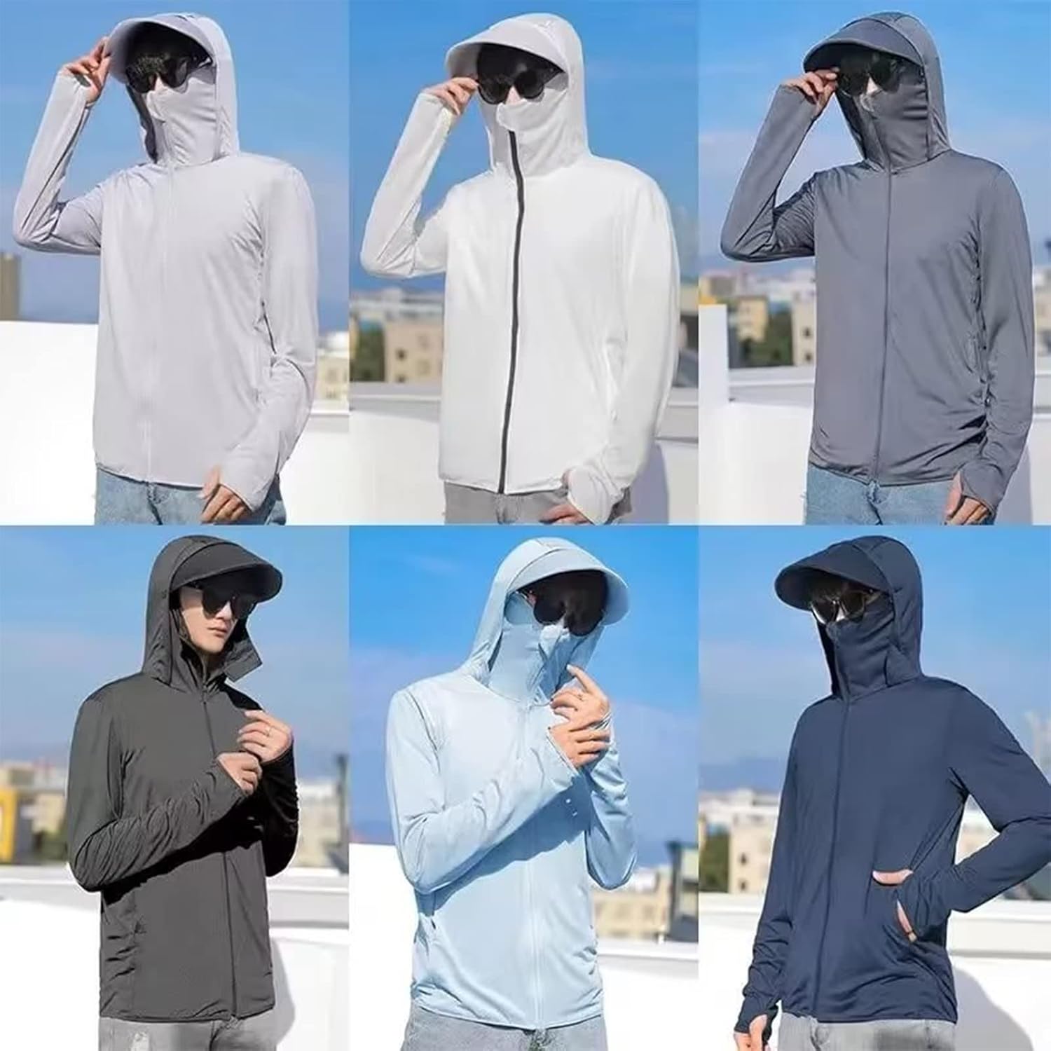 Lightweight Sun Protection Clothing for Men and Women, Sun Protection Shirts SPF 50 Shirts Long Sleeve Lightweight