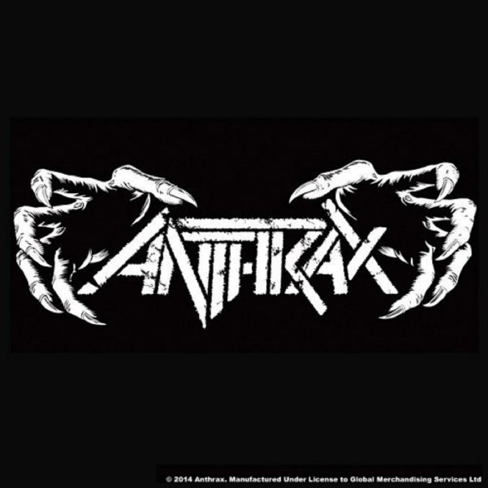AnthraxAnthrax Coaster Death Hands Official 9.5cm x 9.5cm single cork One Size