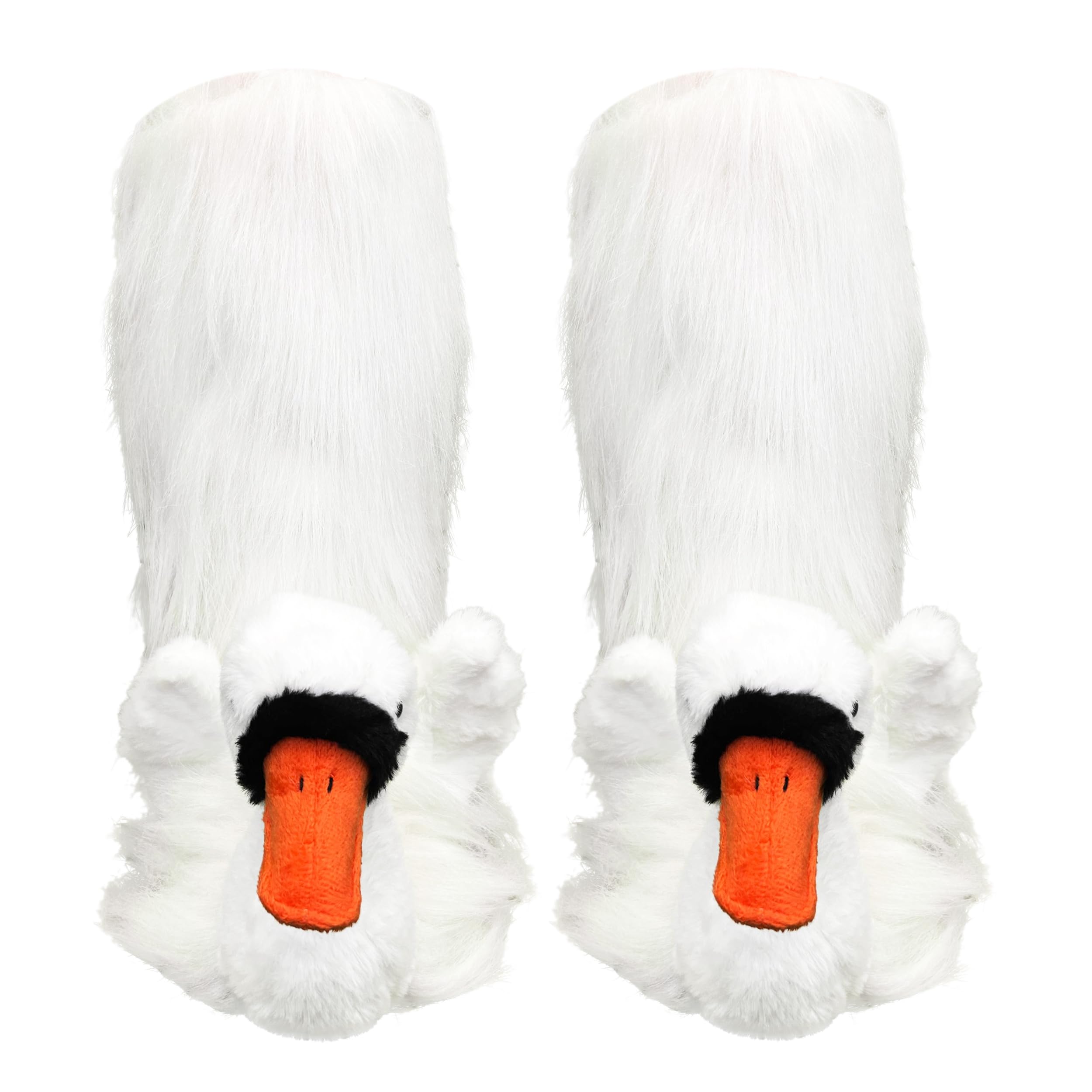 ooohyeah Lustige Tier-Hausschuhsocken für Kinder, niedlich, weich, rutschfest, warm, für Mädchen und Jungen, Sweetpea Swan, Sweetpea Swan, 1/4 UK