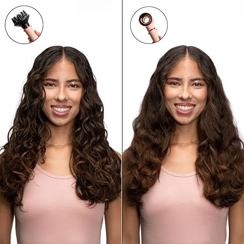 Miniatura 4 de FoxyBae Cepillo de secador de pelo iónico de 1500 W, rubor