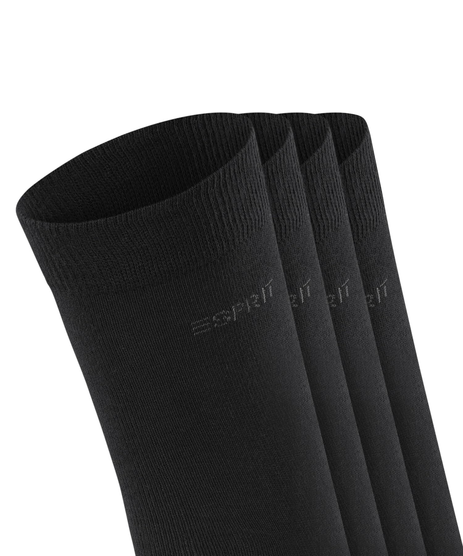 ESPRIT Kobiety Skarpety Solid W So bawełna jednokolorowe multipak, Czarny Black 3000, 36-41