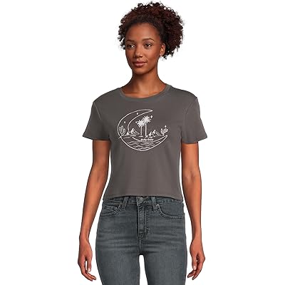 Salty Crew Baja Baby Tee charcoal