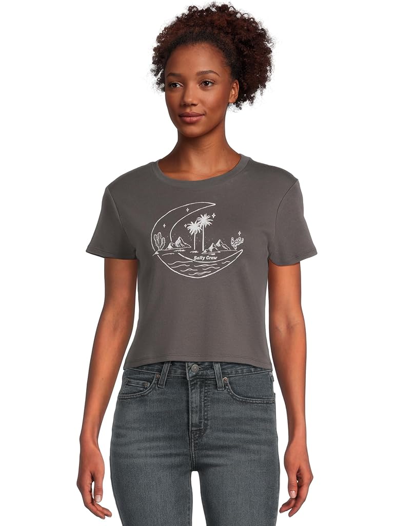 Black Salty Crew Baja Baby Tee