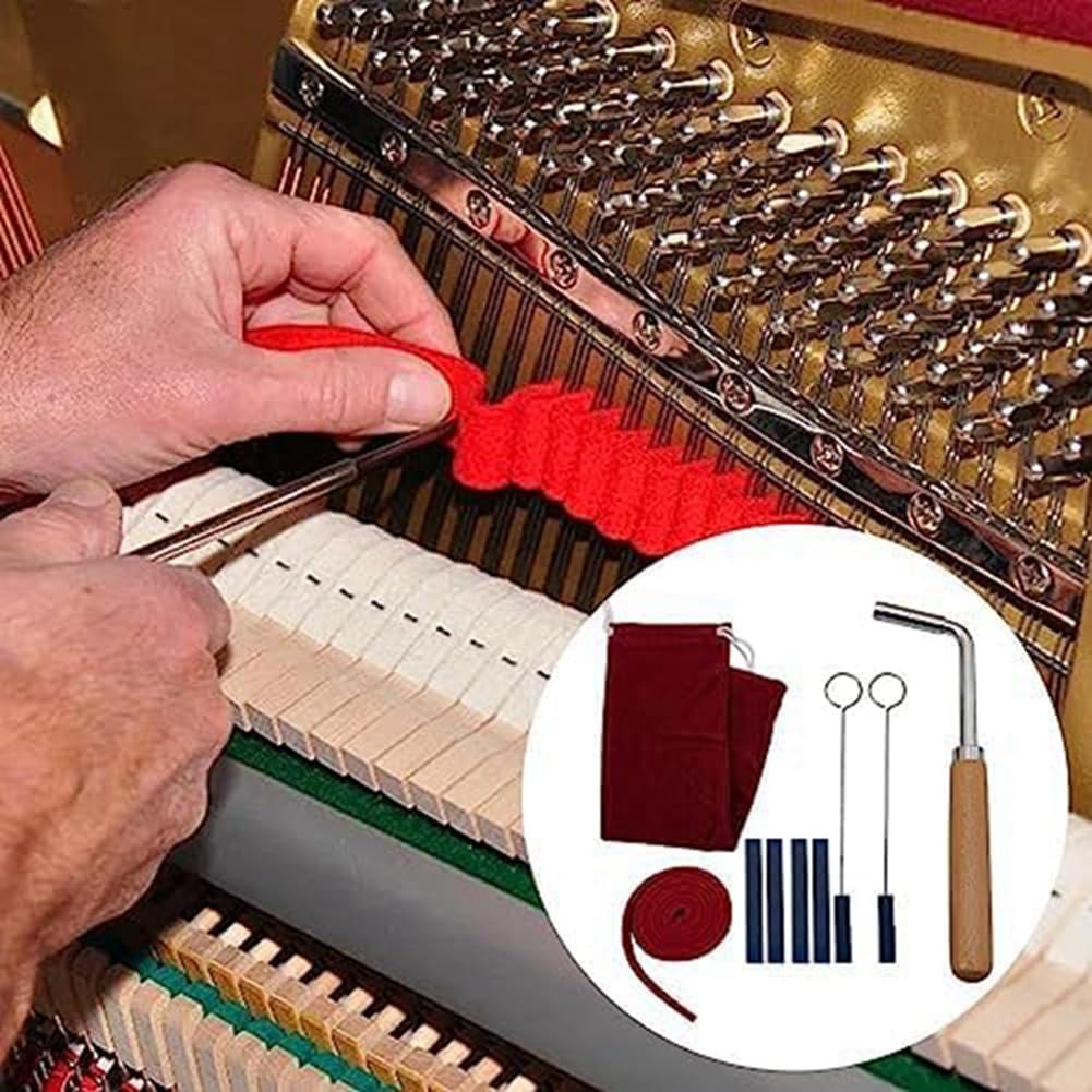 Kit Professionale Per Accordatura Pianoforti - 8 Strumenti Per Tuning Fai Da Te