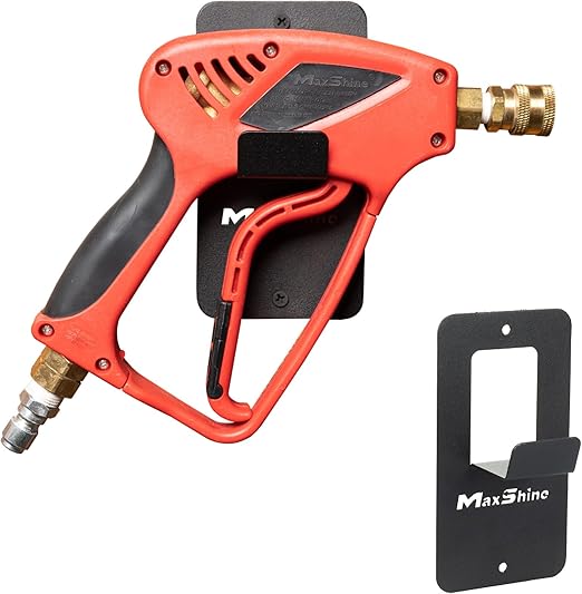 Maxshine Universal High Pressure Spray Gun Holder - Wall-Mounted Organizer for Mobile & Garage Use, Durable and Anti-Corrosive, Professional Car Care Detailing Accessories