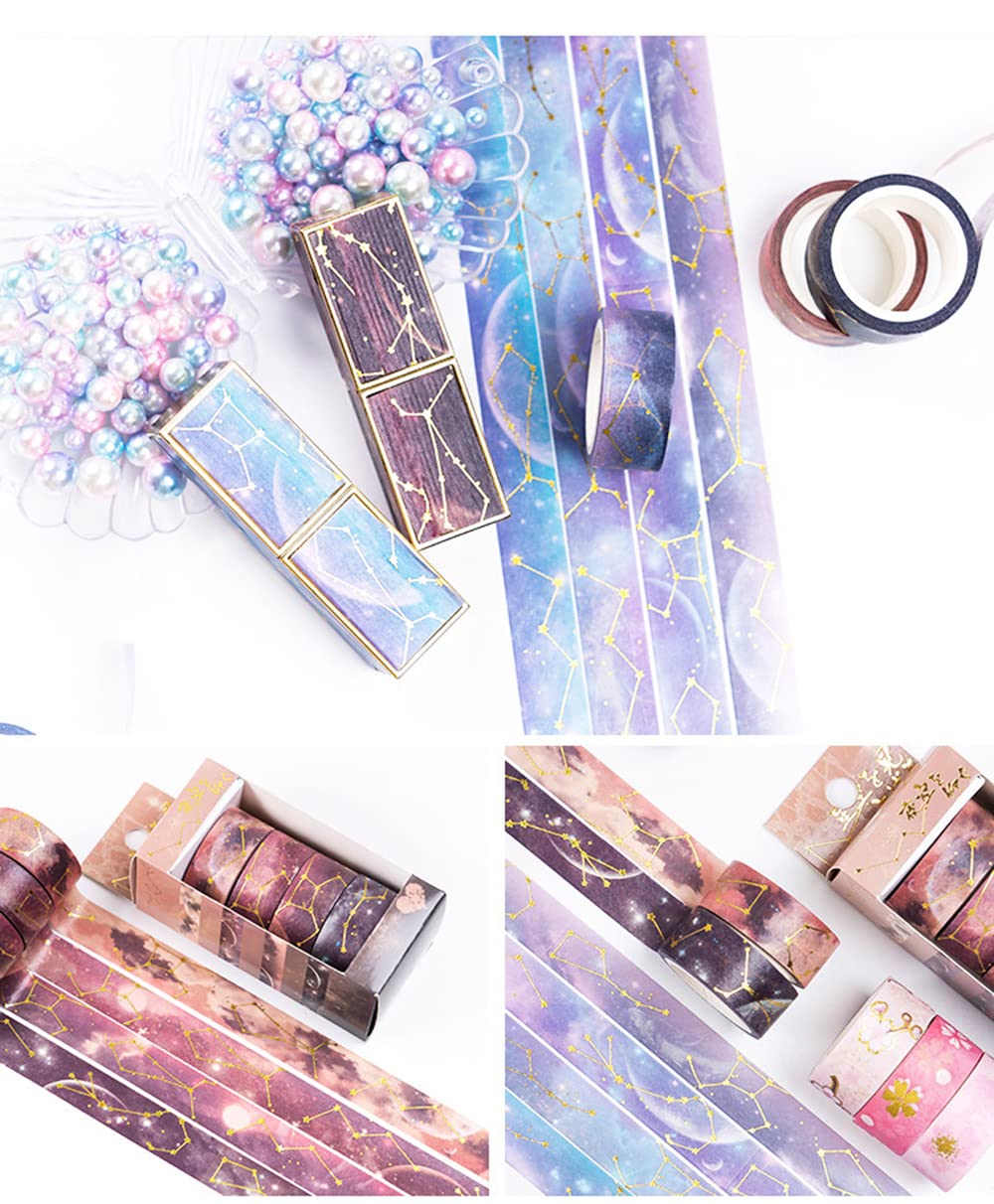 Set 25 Rotoli Washi Tape Notte Stellata Van Gogh | Decorazione Creative