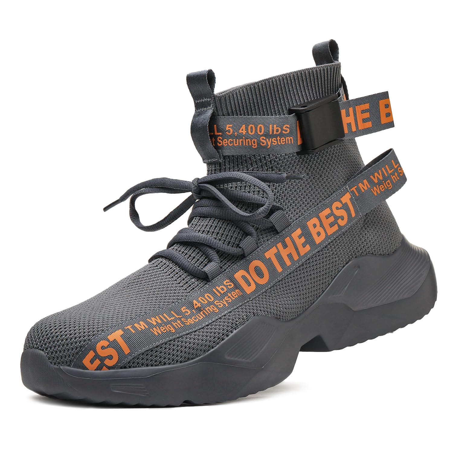 Furuian Steel Toe Shoes for Men Comfortable Safety Shoes Non Slip Steel Toe  Sneakers Warehouse Industry Contstruction Mens Work Shoes