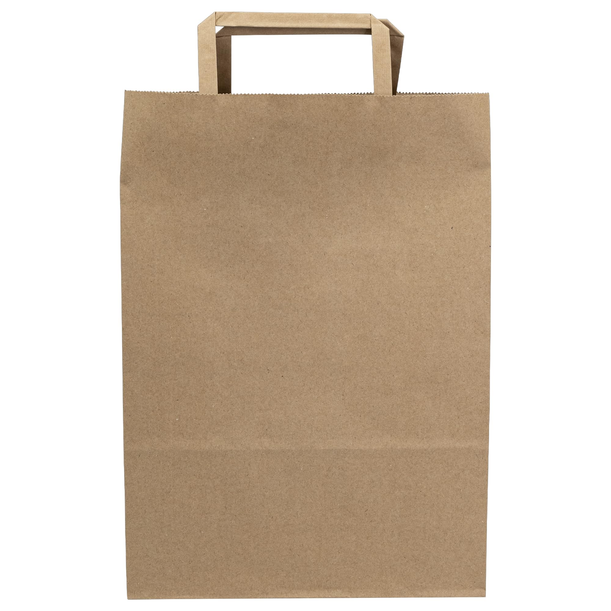 Idena 50064-200 - Sacs en papier avec anse, 200 pièces, 32 x 16 x 45 cm, Sacs cadeaux en papier kraft