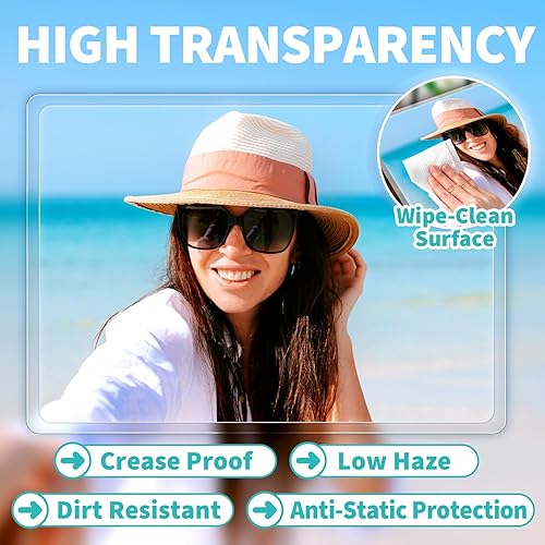 Miniatura 3 de Binditek Paquete de 50 bolsas de laminación térmica de 3 mil, hojas de laminado de 9 x 11.5 pulgadas, para tamaño carta, ultra transparentes,