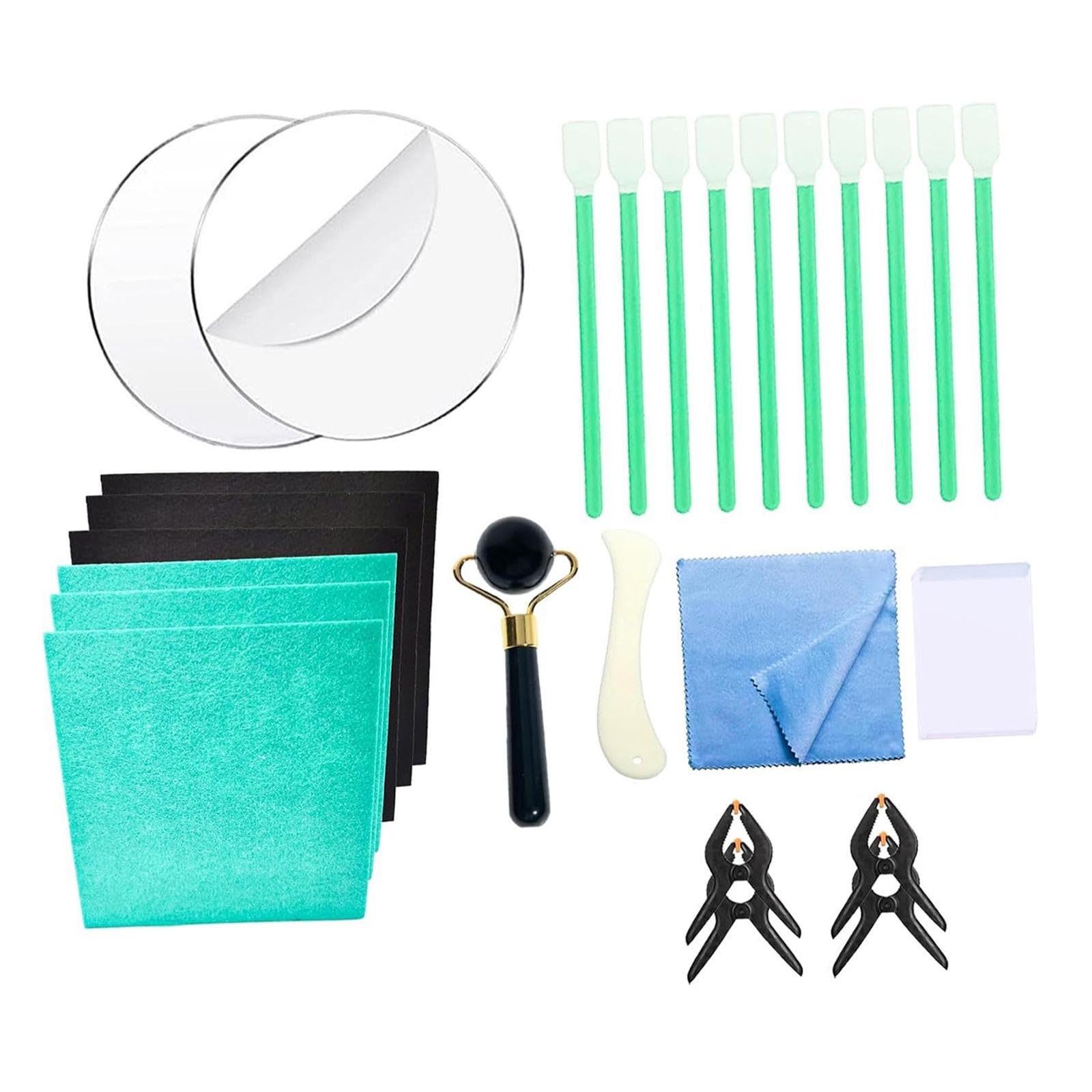 Kit de Nettoyage de 28 Pièces pour Cartes à Collectionner, Disques Acryliques et Accessoires