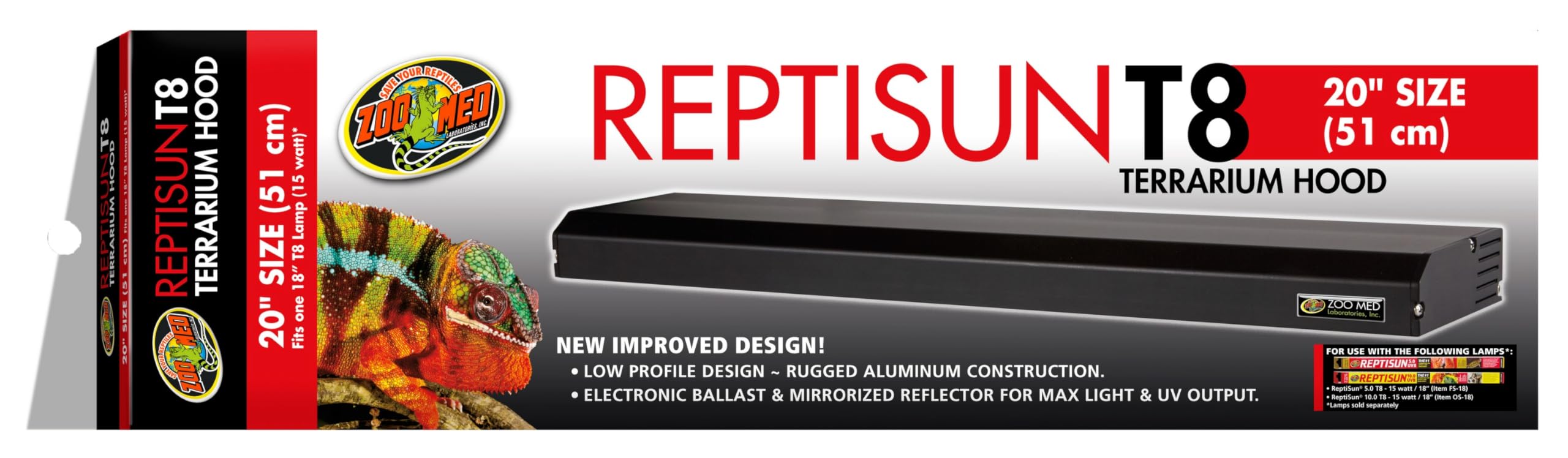 Zoo Med ReptiSun® Terrarium Hood, 20-Inch