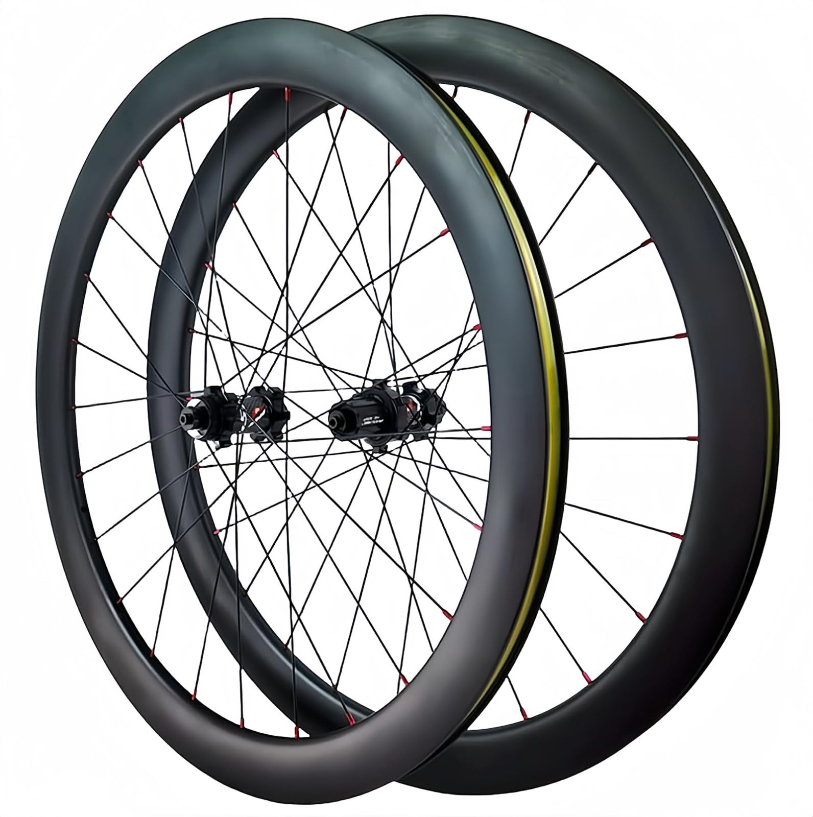 700C Carbonfaser-Rennradlaufräder, 38 mm/50 mm Center Lock Steckachse, Scheibenbremse, gedichtete Lager, Rennradnabe für 7-12 Gänge (50MM-700C/XDR)