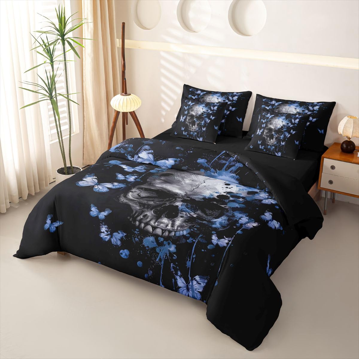 Loussiesd Krawatte-Farbstoff - Juego de ropa de cama individual (7 piezas