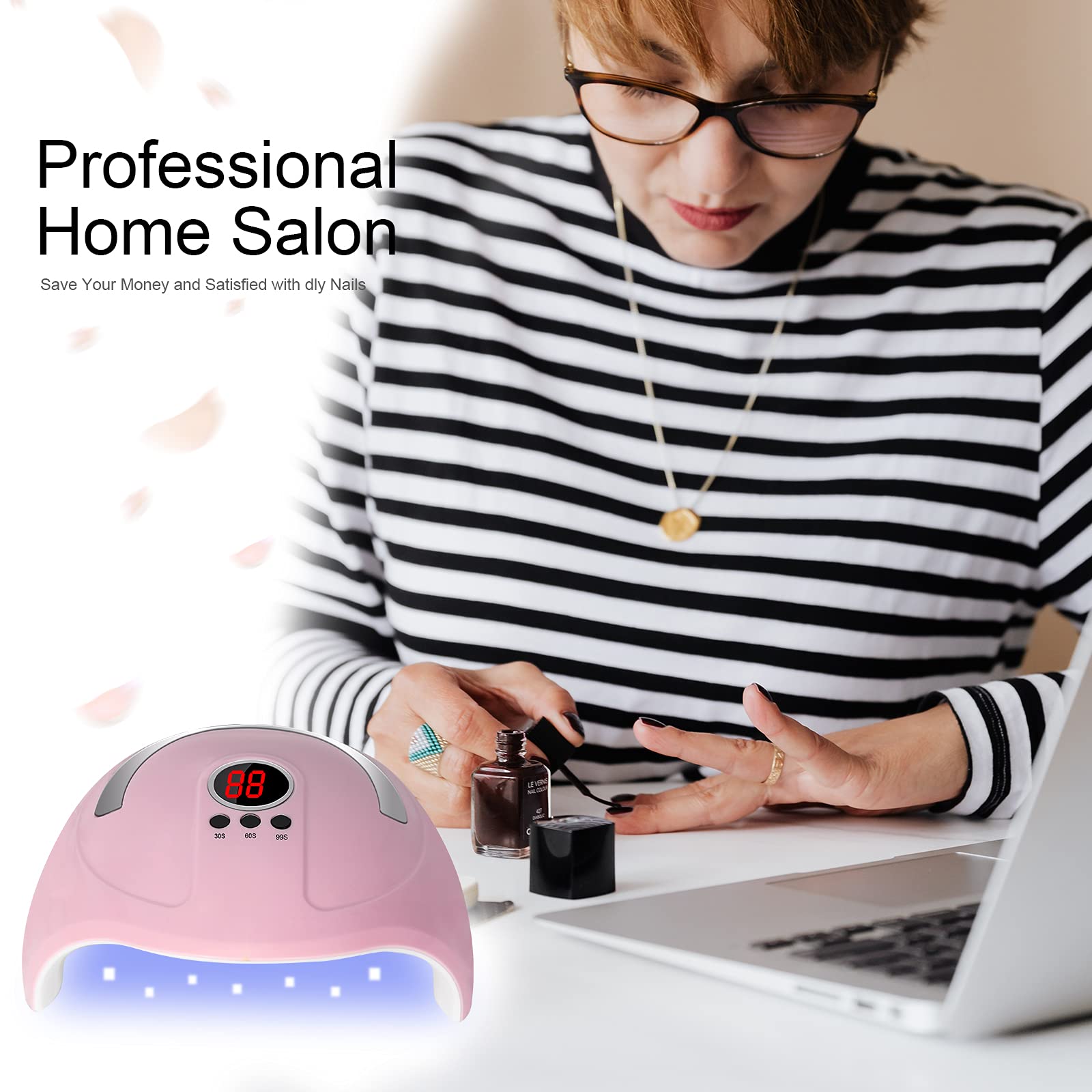 Uv Led Nail Lamp 54w Professional Nail Dryer Gel Polish | Desertcart  Seychelles, image size:1600x1600