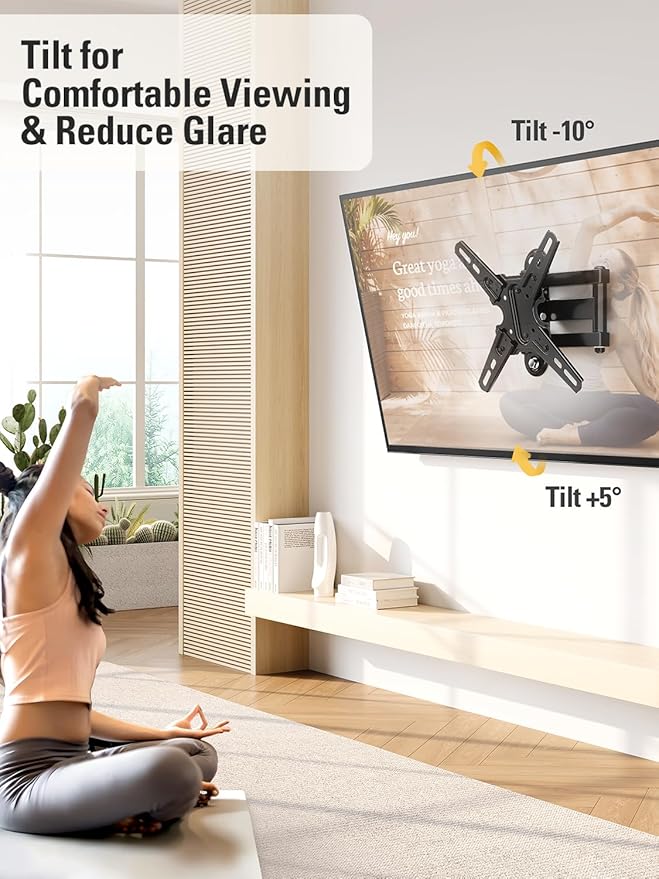 Soporte de TV Montaje en Pared Mounting Dream Negro miniatura 3