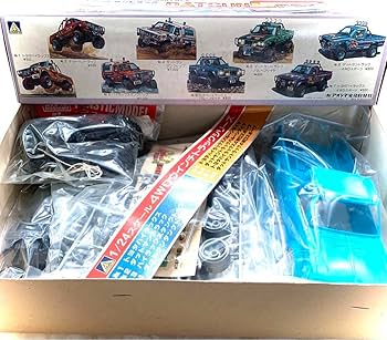 アオシマ　ダットサントラック　バルーンタイヤ　4WD   ウィンチ可動 Amazon | アオシマ ダットサントラック バルーンタイヤ 4WD