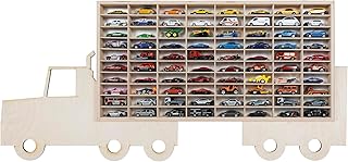 Estante organizador para la colección de coches de juguete sobre ruedas calientes Estante para 80 coches