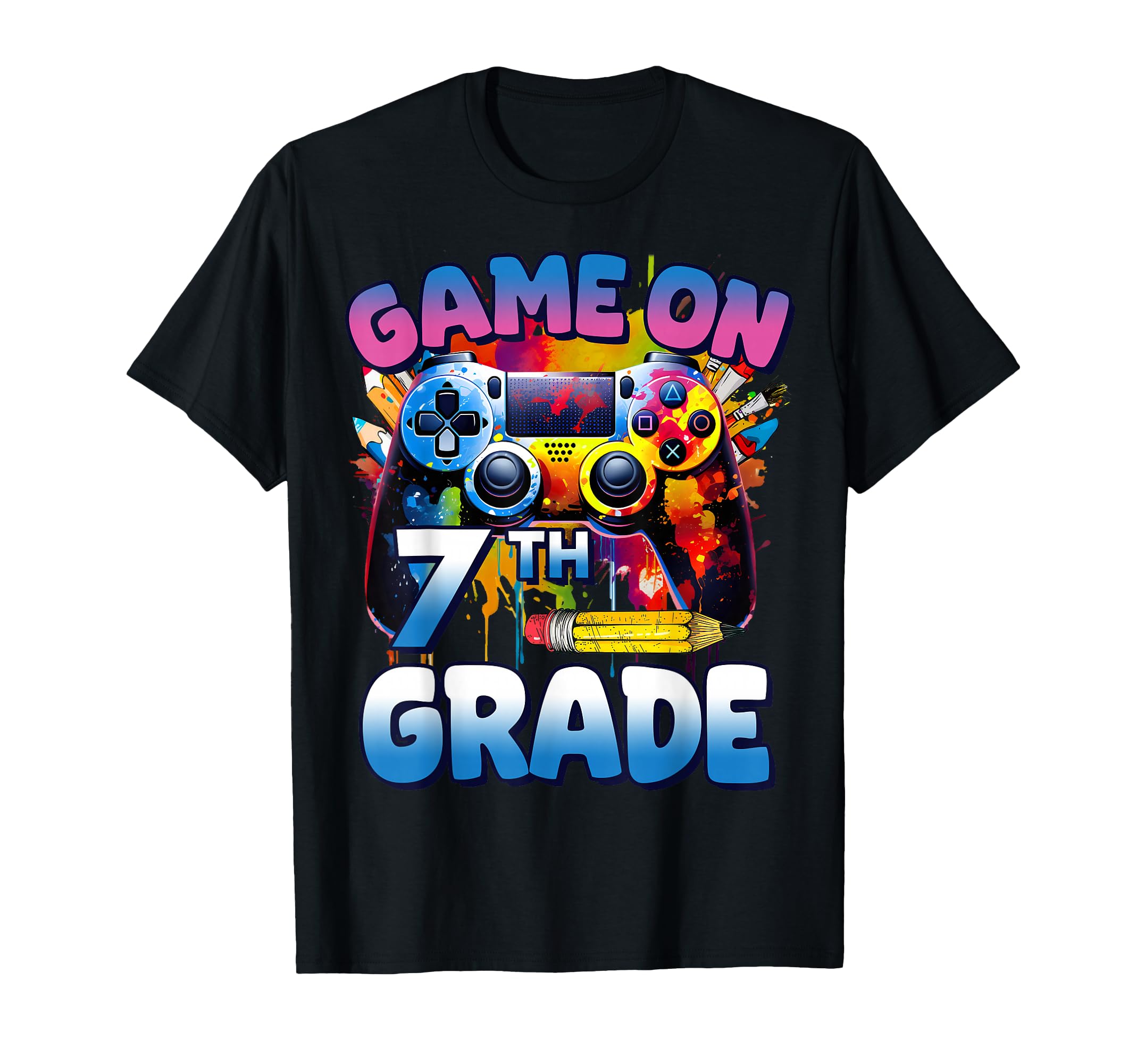 Game On 7th Grade First Day Gamer Shirt Boys T-Shirt