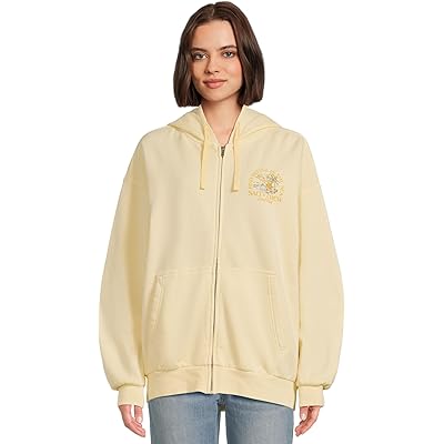 Salty Crew Surf Club Zip Hoodie butter cream