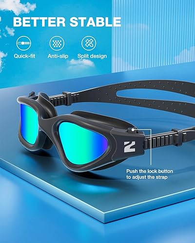 Miniatura 6 de ZIONOR Gafas de natación G1 SE antivaho para adultos, hombres y mujeres