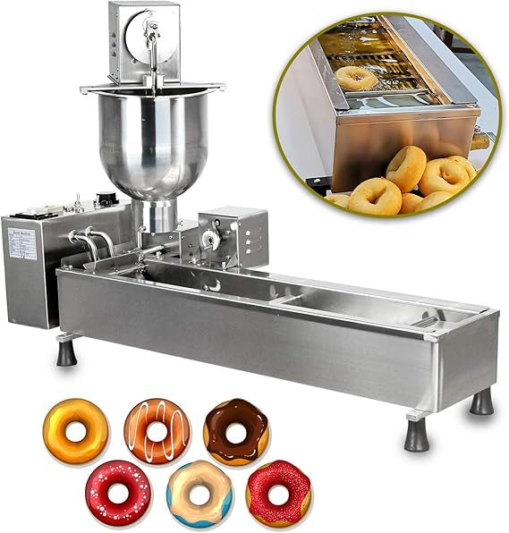 Commercial Single Row Automatic Donut Machine/Frying Donuts Machine