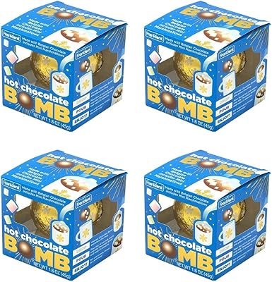 4-Pack Frankford Hot Chocolate Bombs - The perfect stocking stuffer or Christmas treat!