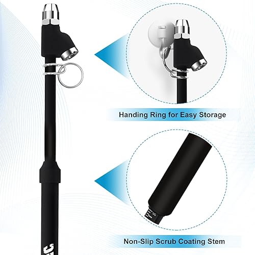 Miniatura 3 de WNCGC Medidor de presión de aire, medidor de aire resistente de presión de neumáticos con placa de aluminio de dos lados, medidores de neumáticos de