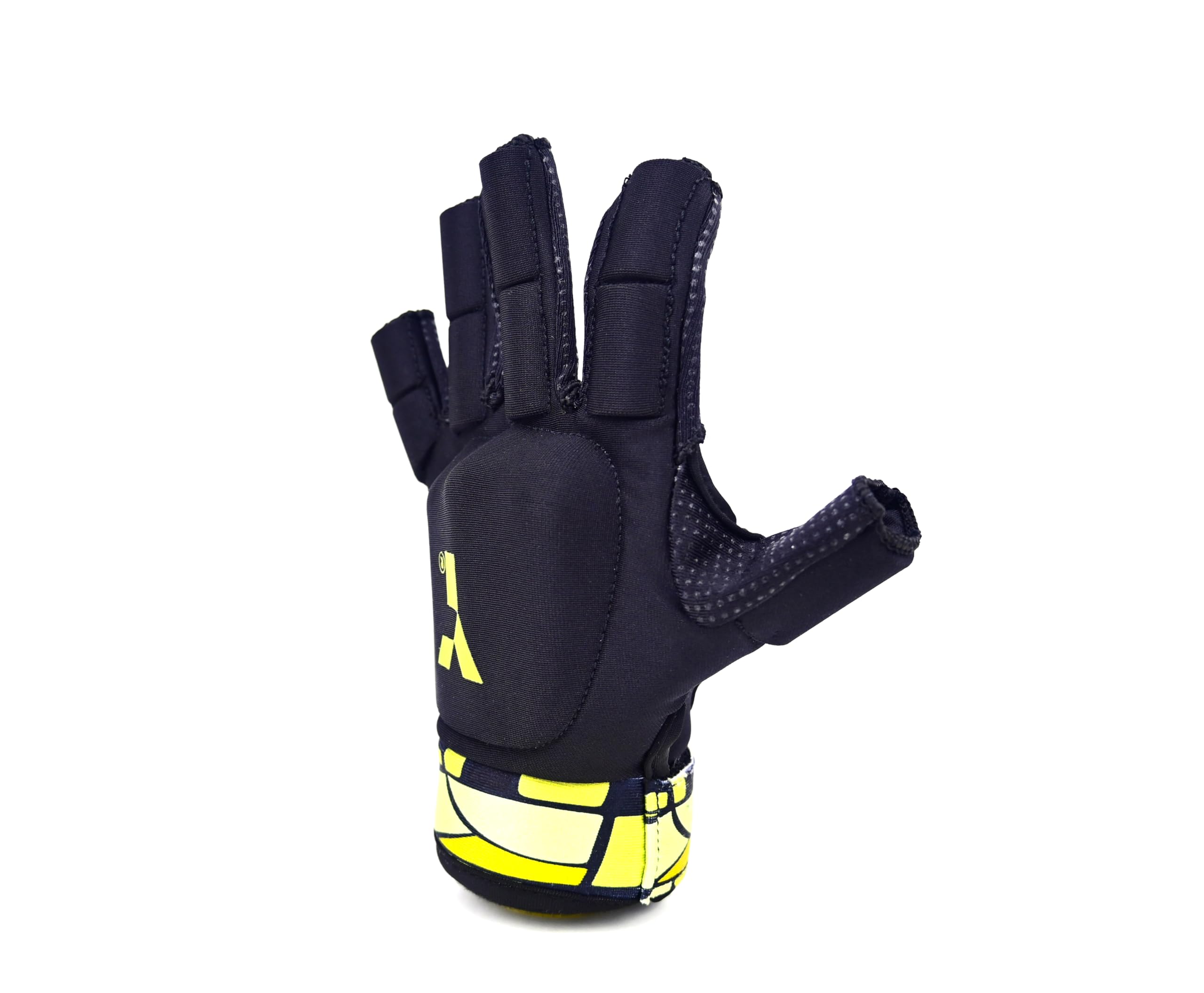 Y Y1 Hockey, MK PRO Shell Glove, Field Hockey Glove, Extra Protection, Reinforced Plastic Glove, Open Palm Design - Image 4