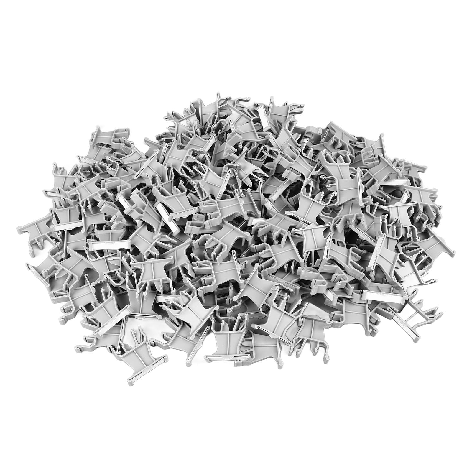 Étiquette Termin King, 100 Pièces Porte-marqueur 35mm Installation sur Rail DIN 100 Pièces Blocs de Circuit de Terre UK B1 pour Accessoires de Bloc W