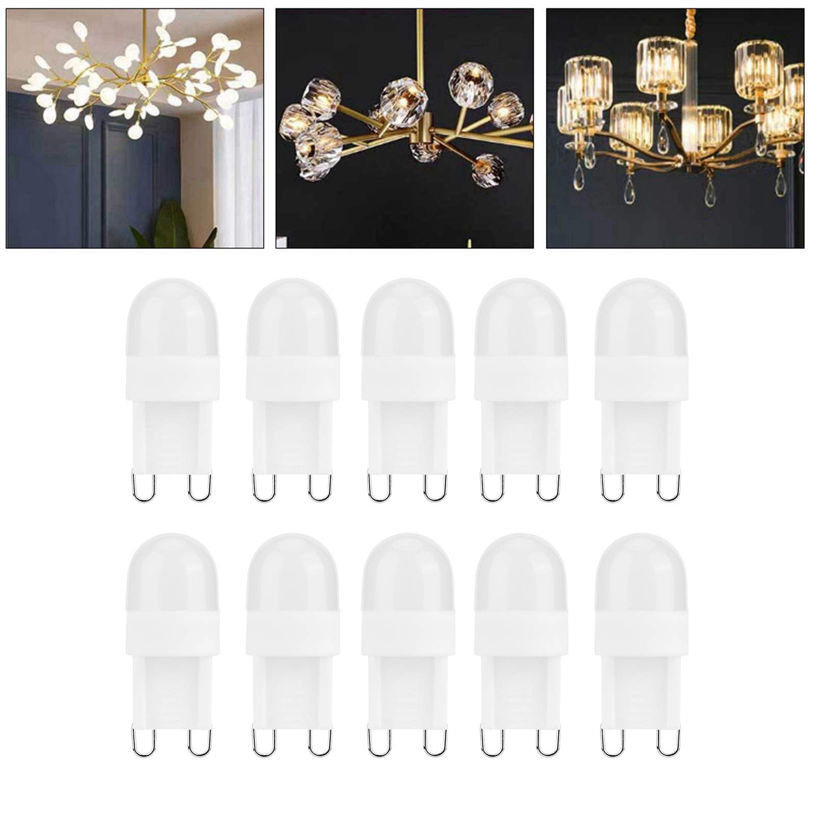 Ampoules LED G9 éclairage anti-scintillement pour meuble haut et cuisine