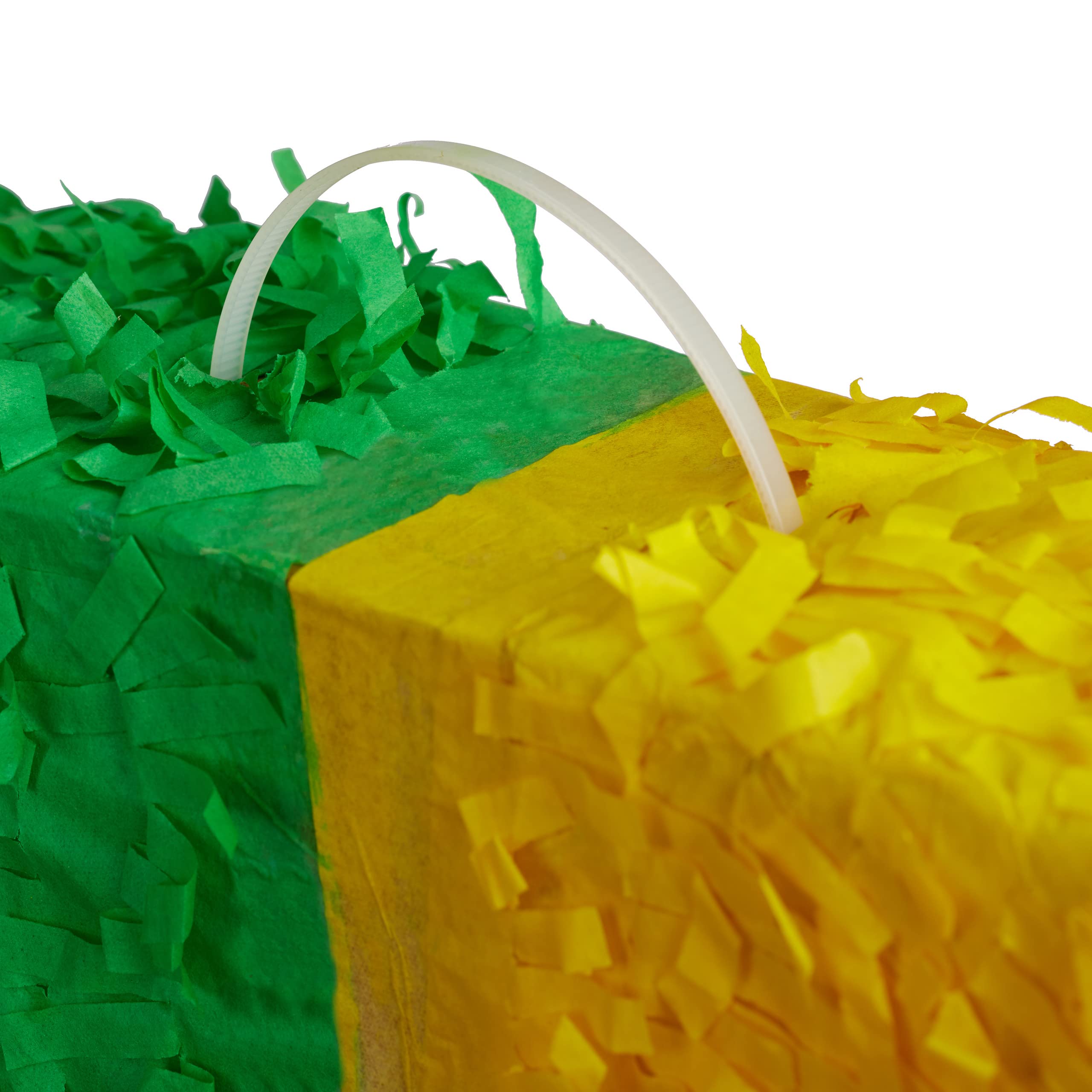 Relaxdays Piñata Cumpleaños Número 7 sin Relleno, Papel, Multicolor, 50,5 x 35,5 x 7,5 cm