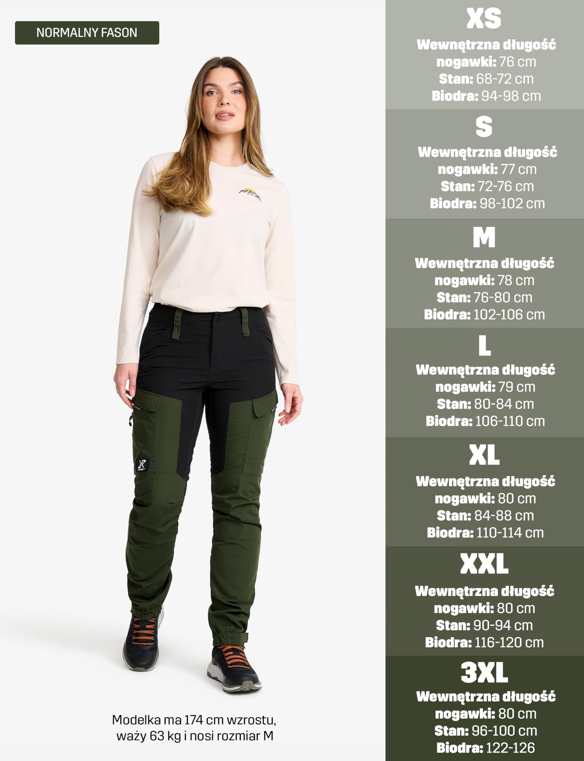 RevolutionRace RVRC GP Pants Damskie, Solidne i trwałe spodnie do wędrówki i innych aktywności na świeżym powietrzu