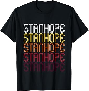Stanhope, NJ | Vintage Style New Jersey T-Shirt T-Shirt