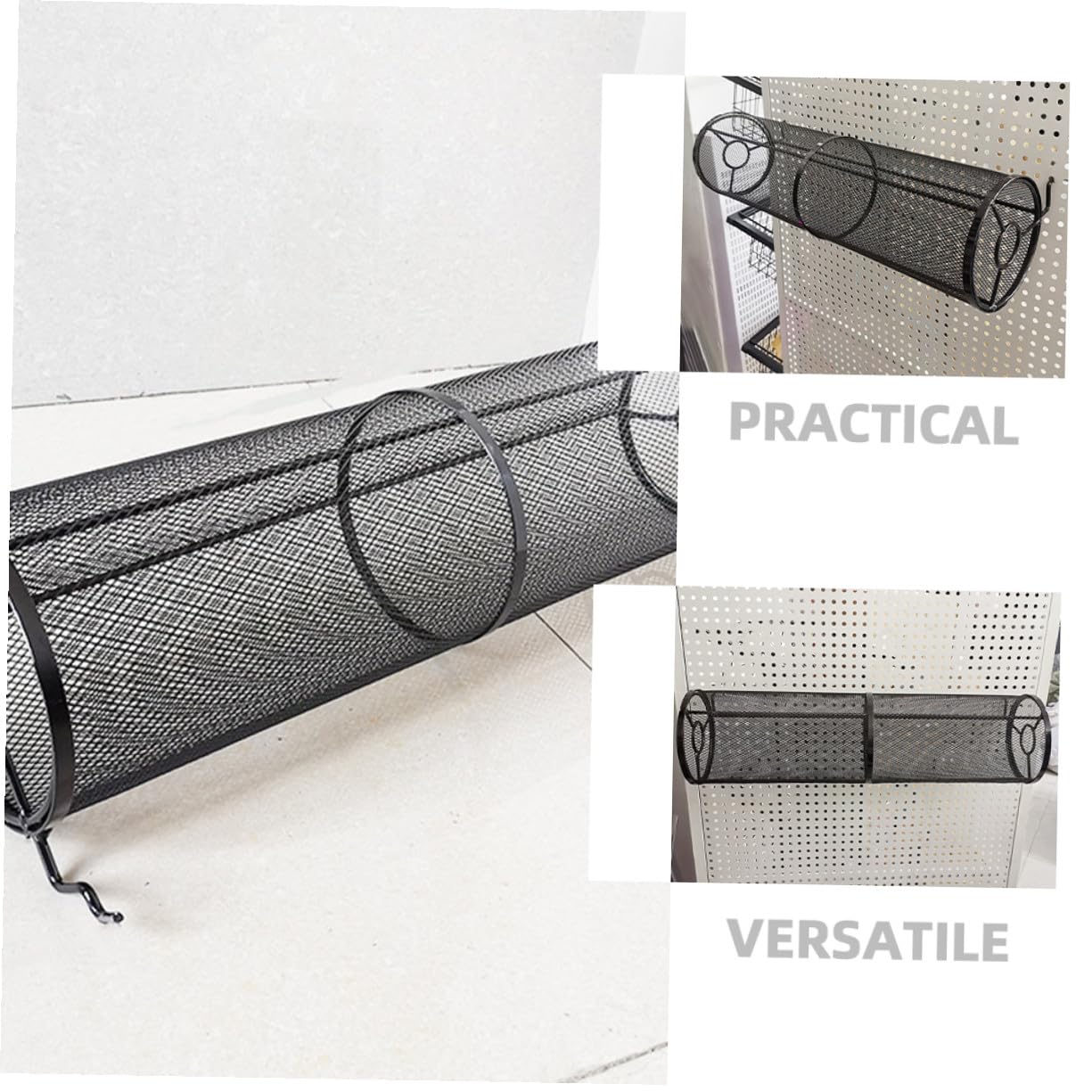 GALPADA Espositore Supporto Espositivo per Cerchietti e Accessori in Ferro Nero Design Salvaspazio e Facile da Installare per Negozi e Vetrine