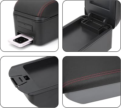 YJYWZH Armrest for SEAT Arona 2017-2026 Armrests with 5 USB Ports