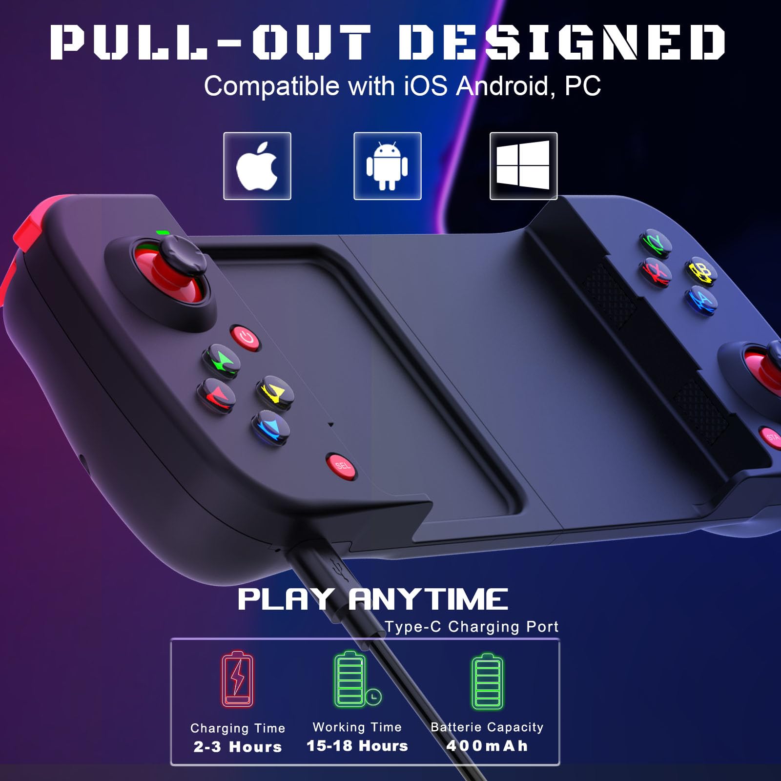 Joso power controller, die sich auf den einsatz Von iPhone, iPhone, PC /M2 konzentrieren und handy-controller auf iPhone 15, 14, 13, 12, 11 und und verkaufte verkaufte Impact