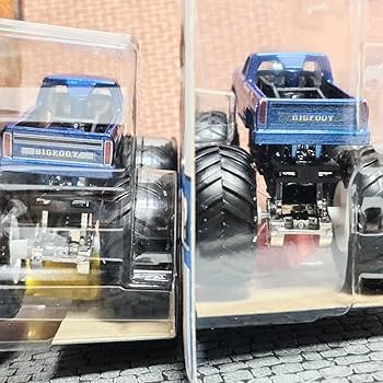 ホットウィール　モンスタートラック　ビッグフット　クリアーカラーバージョン ホットウィール モンスタートラック ビッグフット クリアー