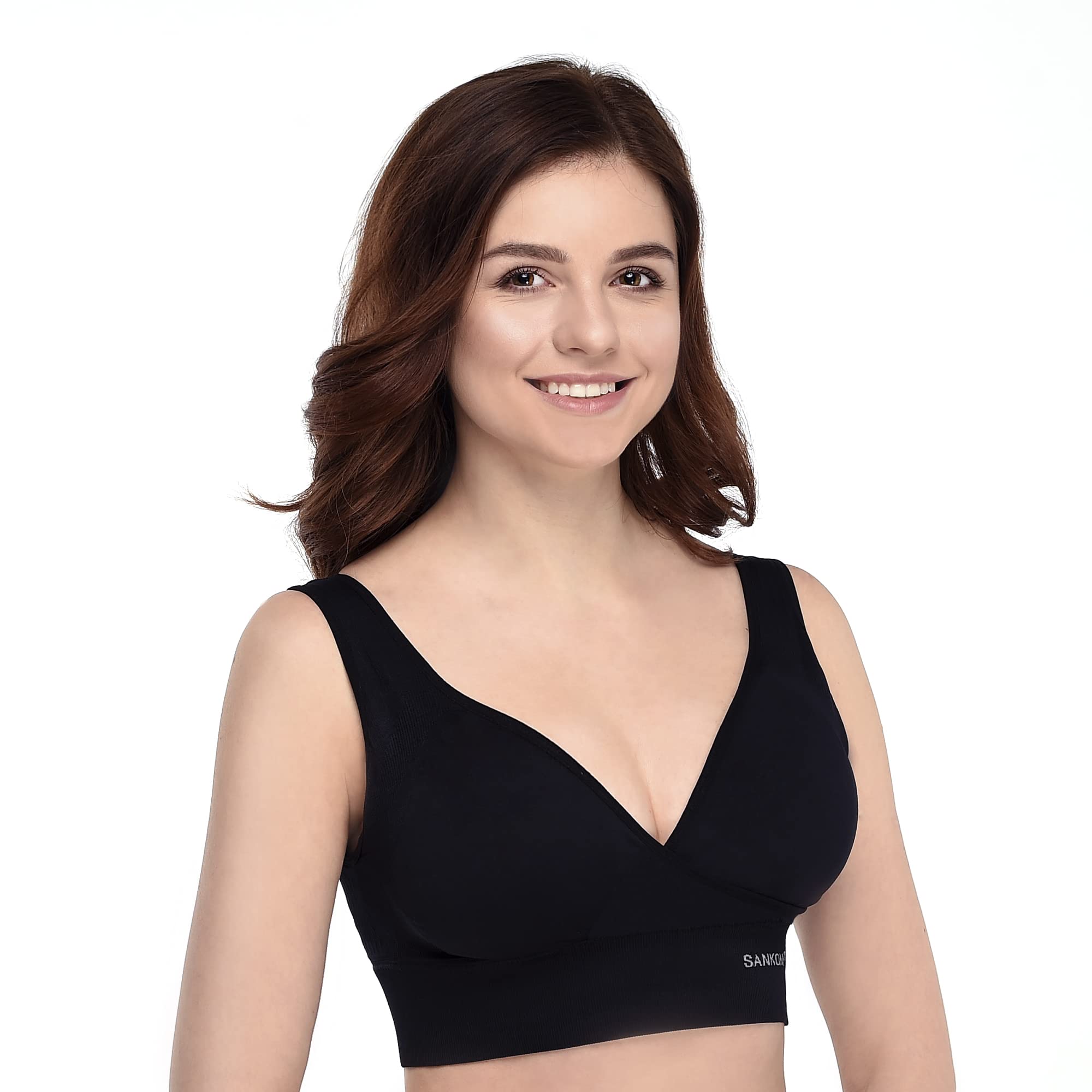 Patent Aloe Vera Bra for Back Support Pull On Bra Everyday Use Innerwear Reduce Neck And Shoulder pain Full Coverage Bra for Women Correct Posture Breathable Material