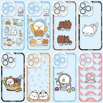 Amazon.co.jp: 自分ツッコミくま スマホケース しろくま ちい