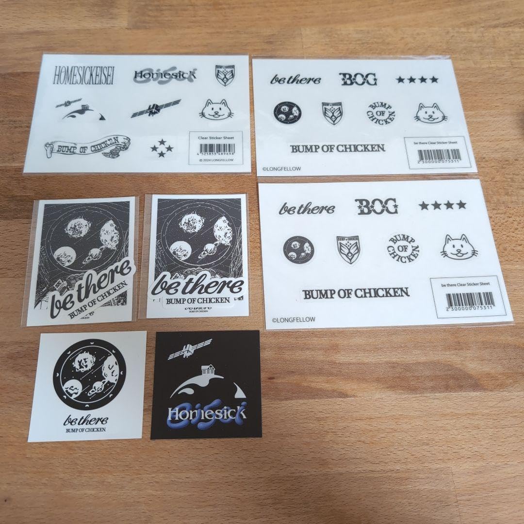 Amazon.co.jp: BUMP OF CHICKEN ツアー グッズ ステッカーセット