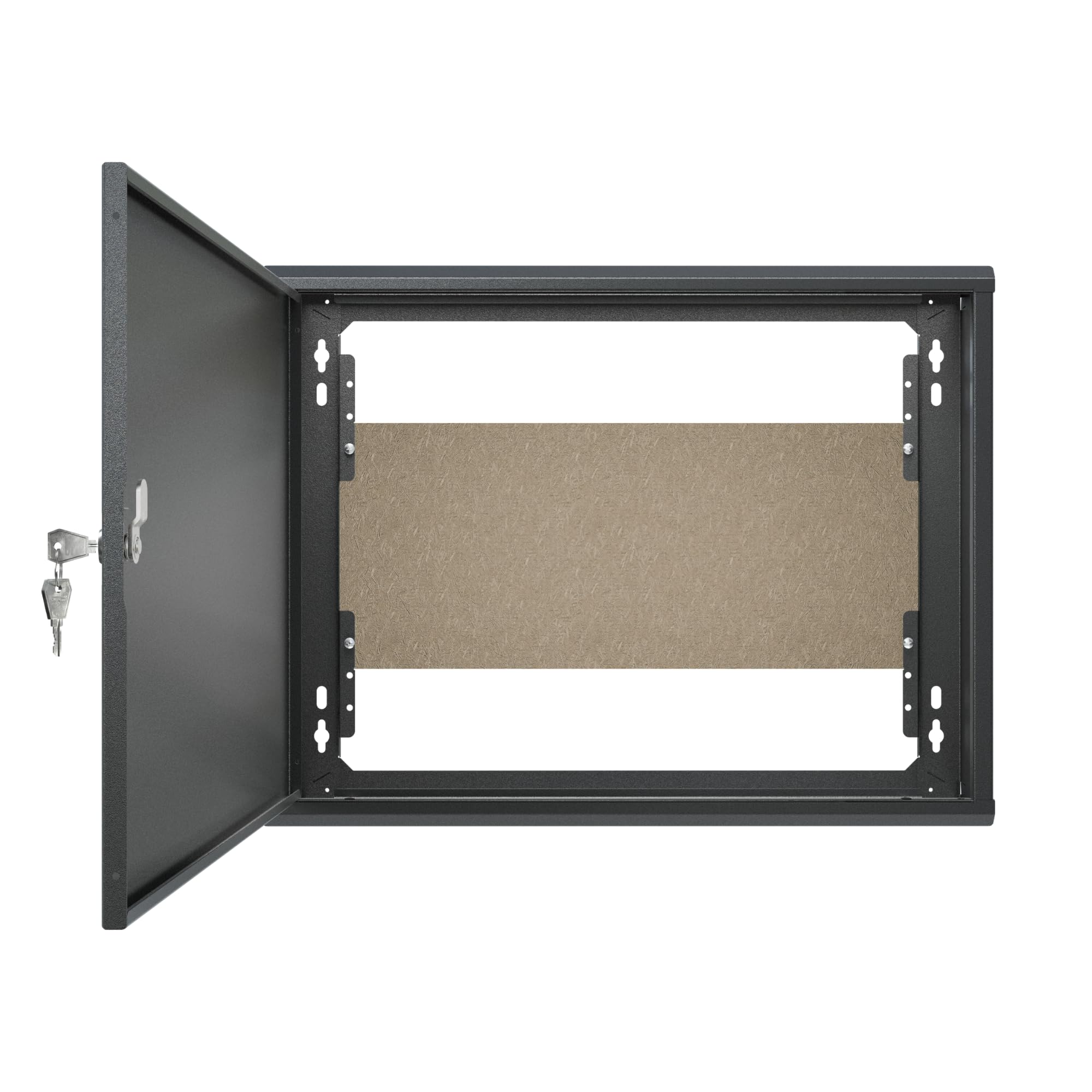 Externer Verteilerkästen 520x400x140mm IP20 - Schaltkasten aus Stahl - verteilerkasten aufputz, Wasserdichte Box und staubdicht - Schrank mit Schloss und zwei Schlüssel